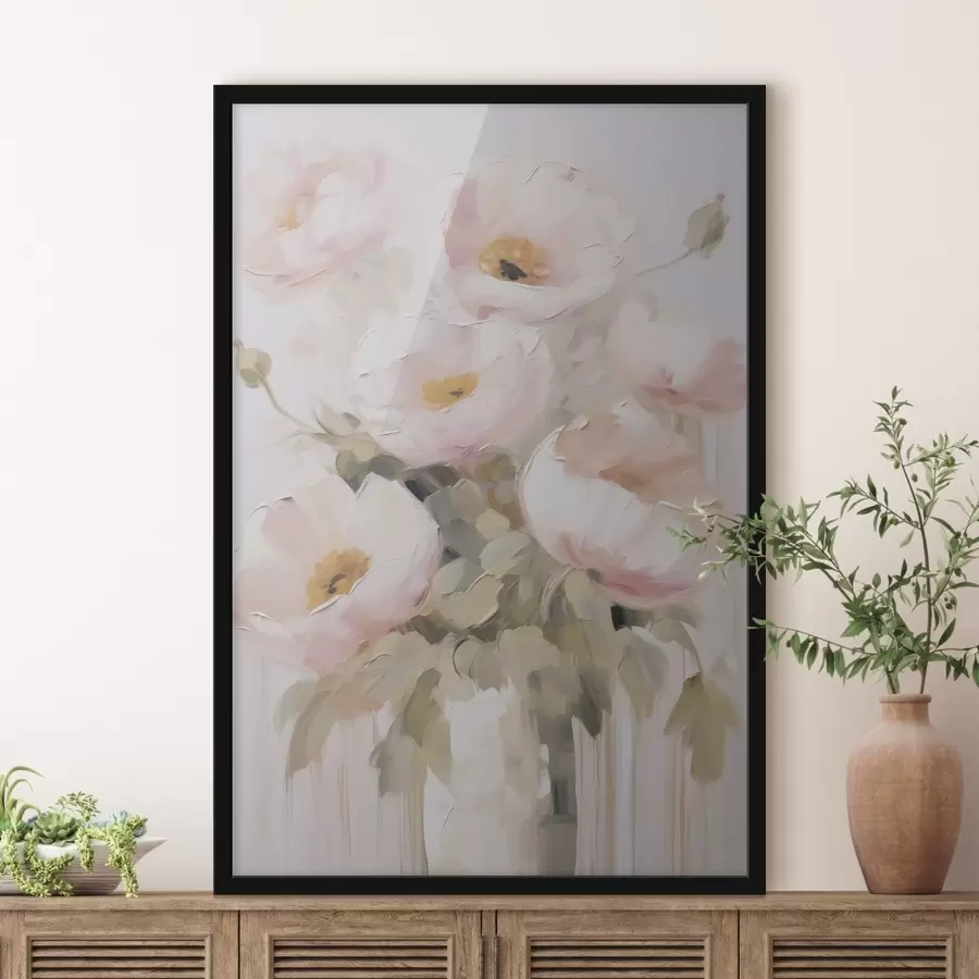 fotószőnyeg Absztrakt virágok vázában f48264