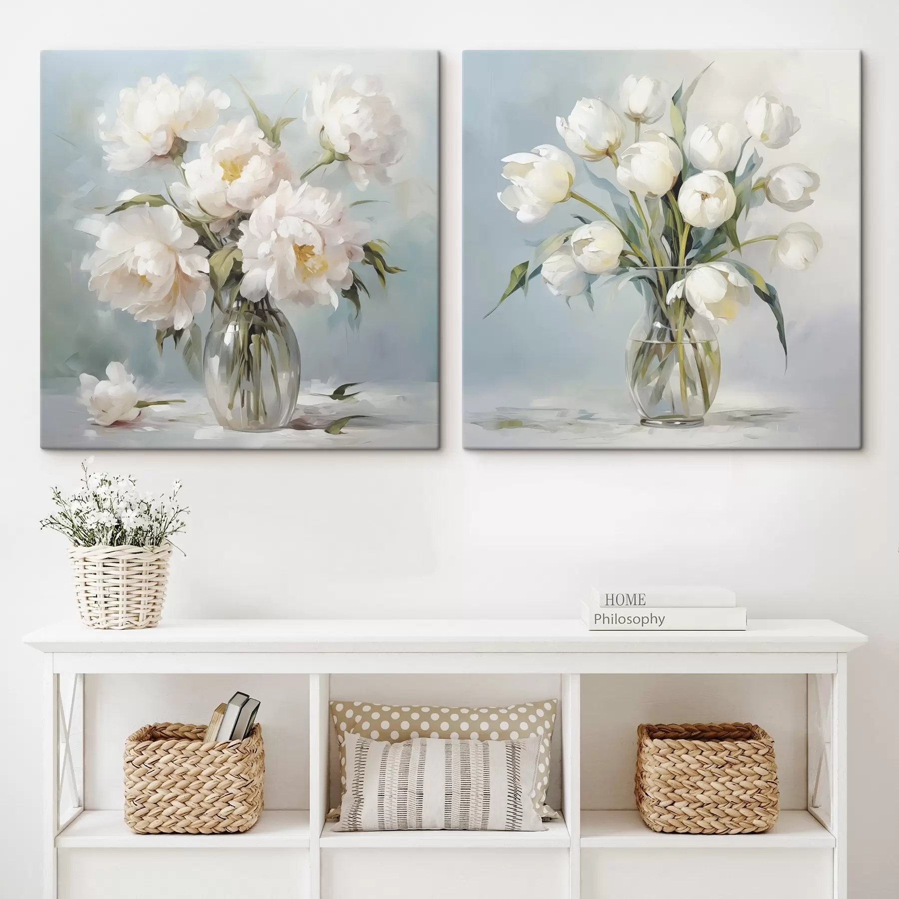 fotótapéta Virágcsokor vázában, utánzat festmény m30167