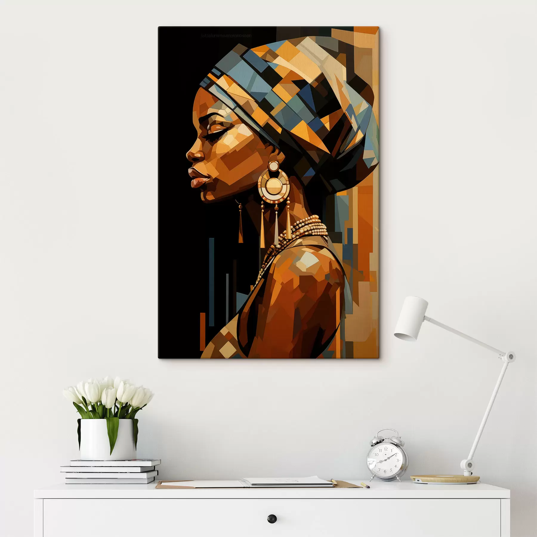 fotótapéta Női absztrakt portré s48299