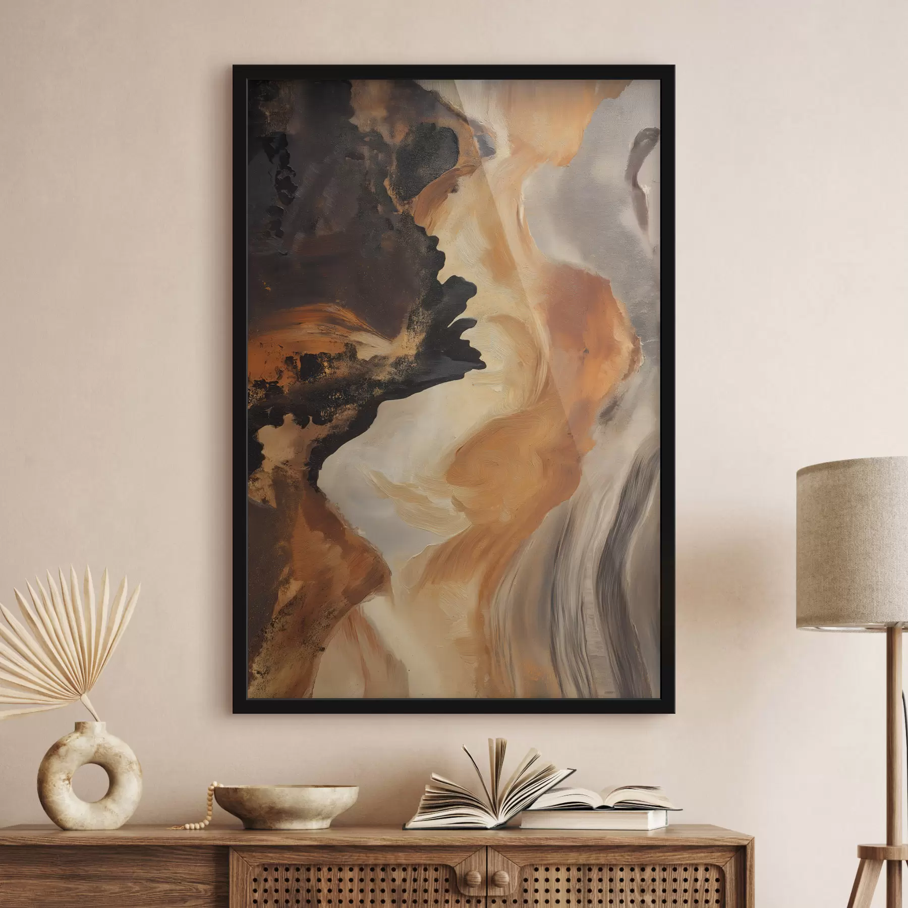 fotószőnyeg Absztrakt ecsetvonások f48302