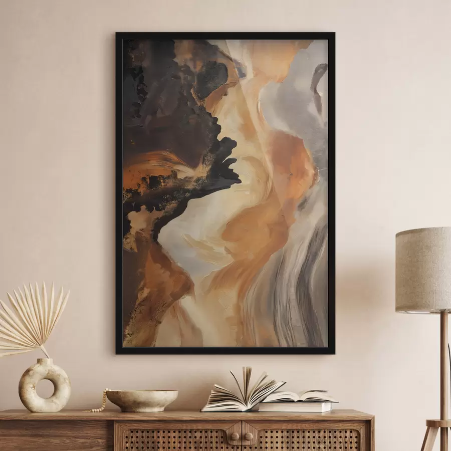 fotószőnyeg Absztrakt ecsetvonások f48302