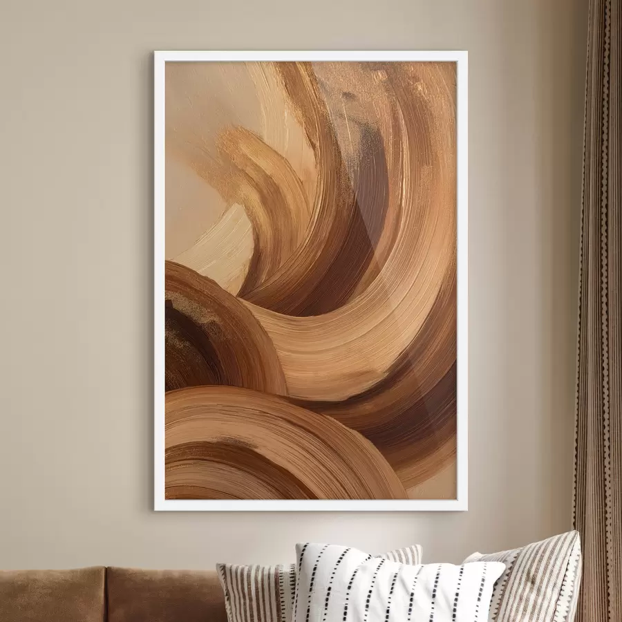 fotószőnyeg Absztrakt ecsetvonások f48305