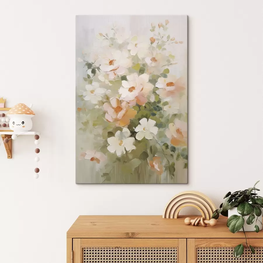 fotótapéta Virágok utánzás festmény s48322