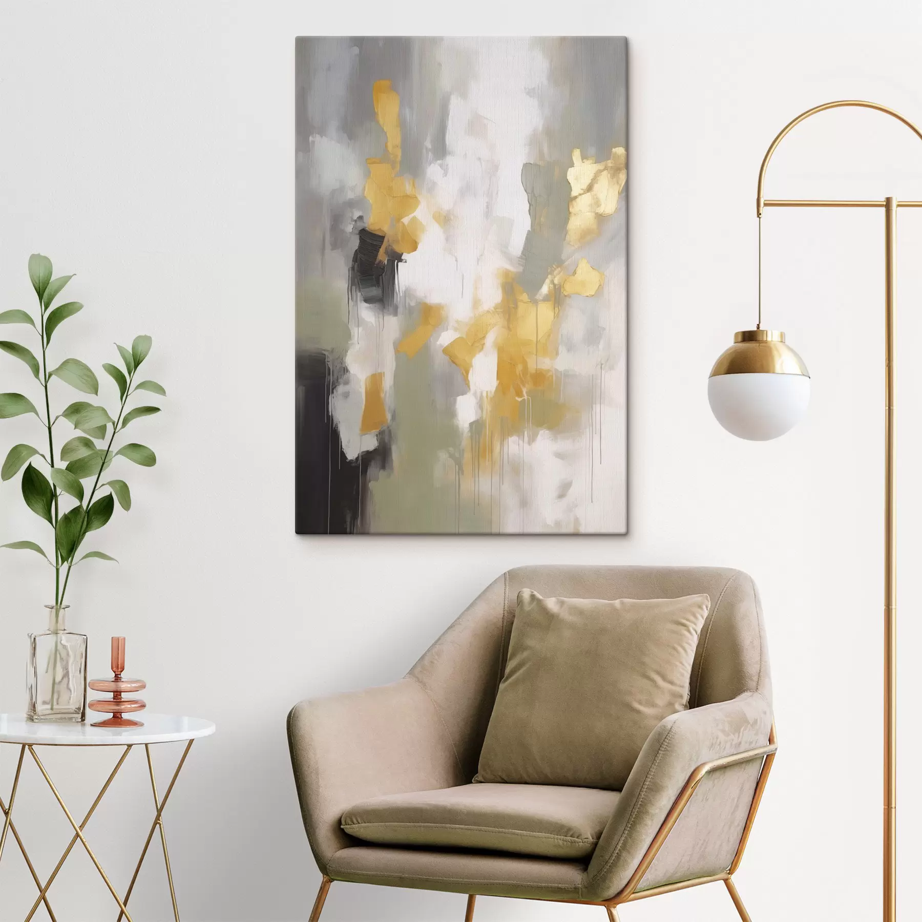 fotótapéta Modern absztrakt művészet festészet utánzata s48325