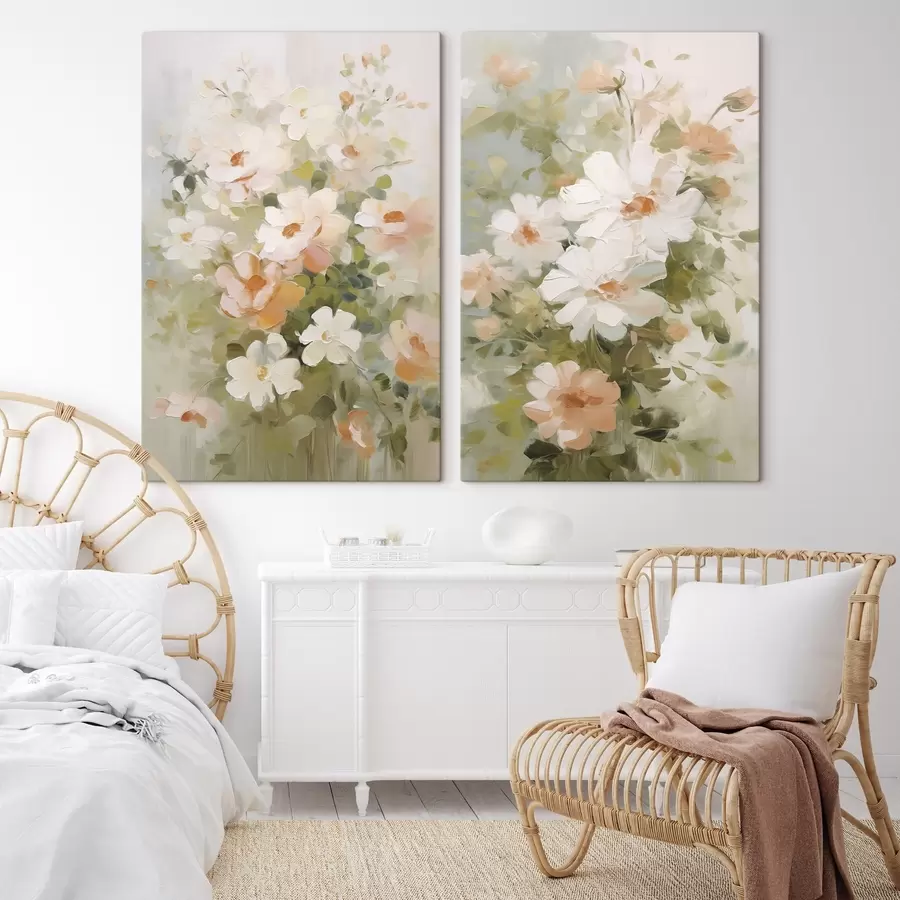 fotótapéta Virágok utánzás festmény m30188