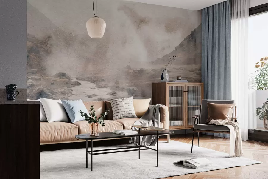 fotószőnyeg A csendes köd völgye w05363