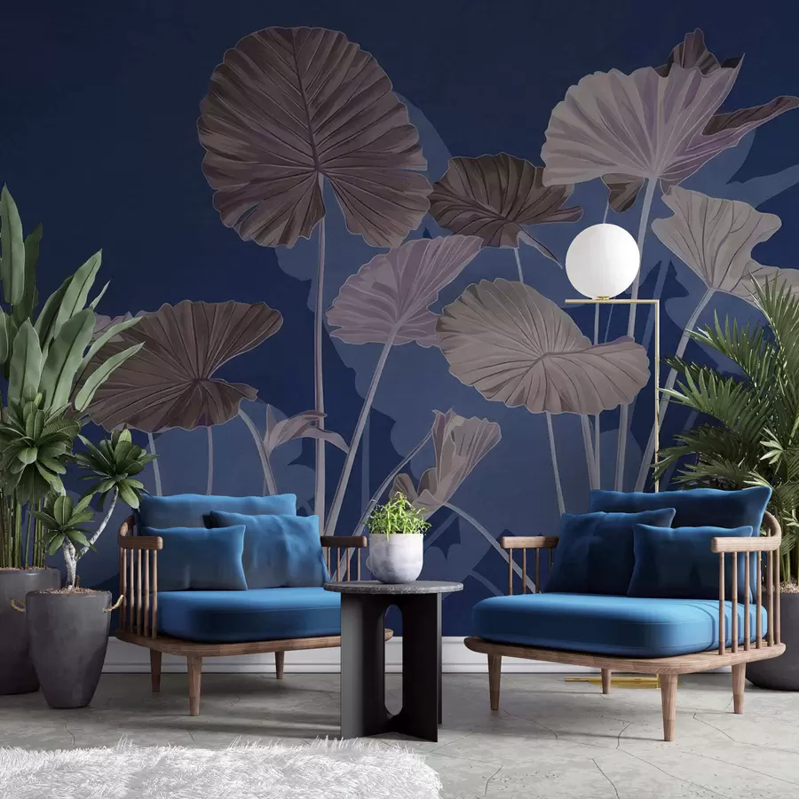 fotószőnyeg Festett lótuszok kertje w05364