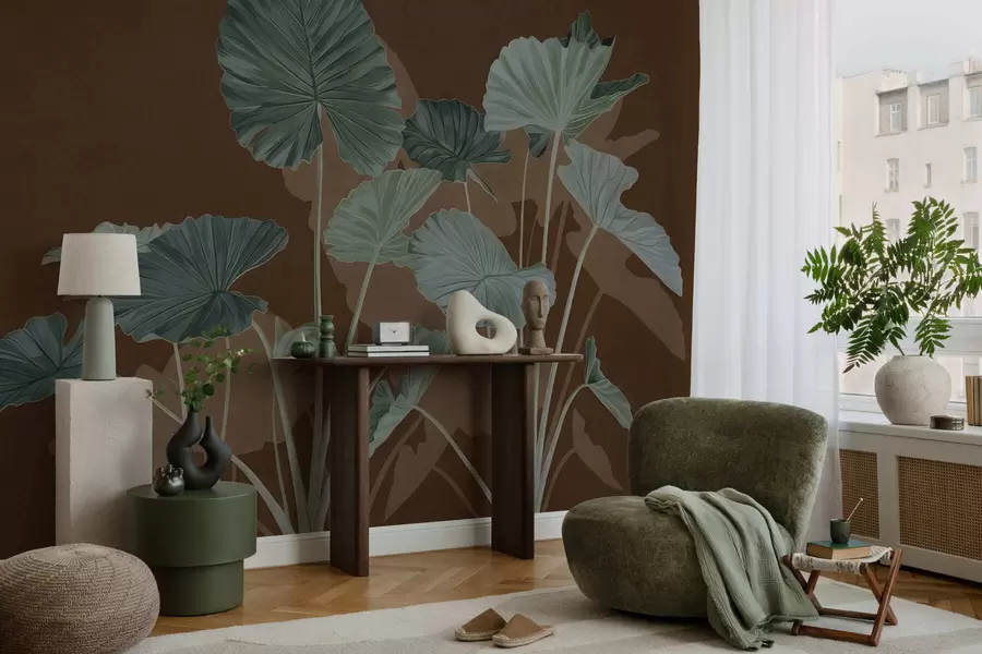 fotószőnyeg Festett lótuszok kertje w05364v1