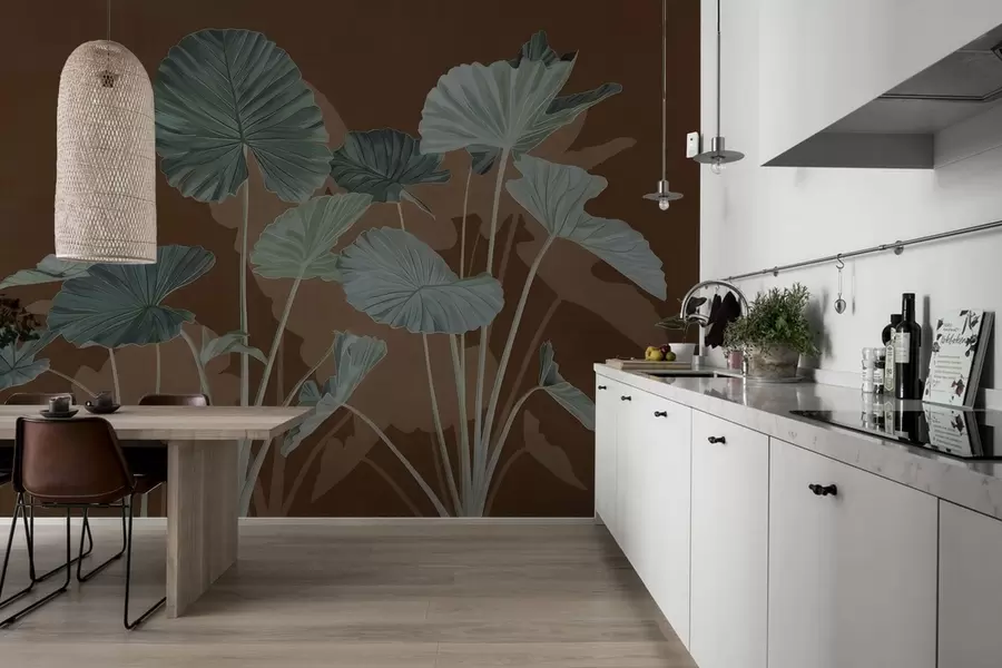 fotószőnyeg Festett lótuszok kertje w05364v1