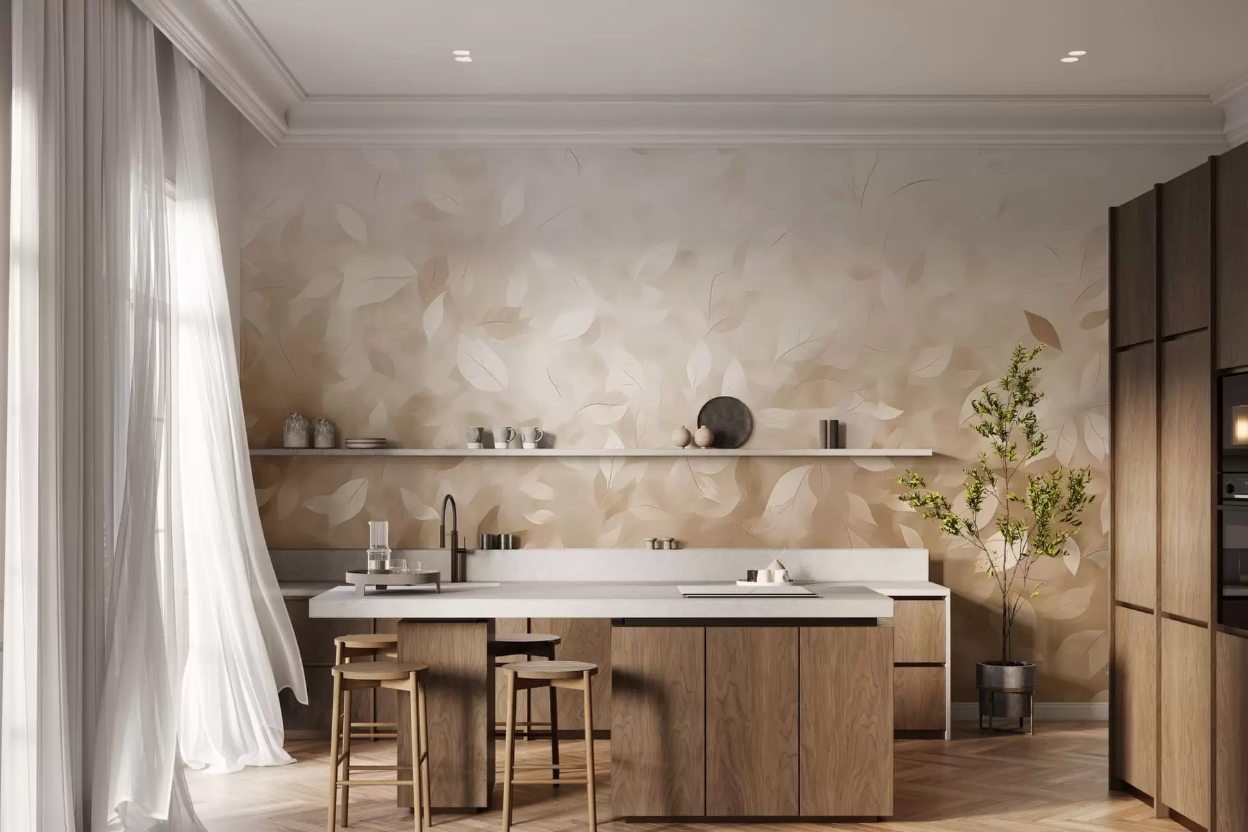 fotószőnyeg Leveles suttogás w05277