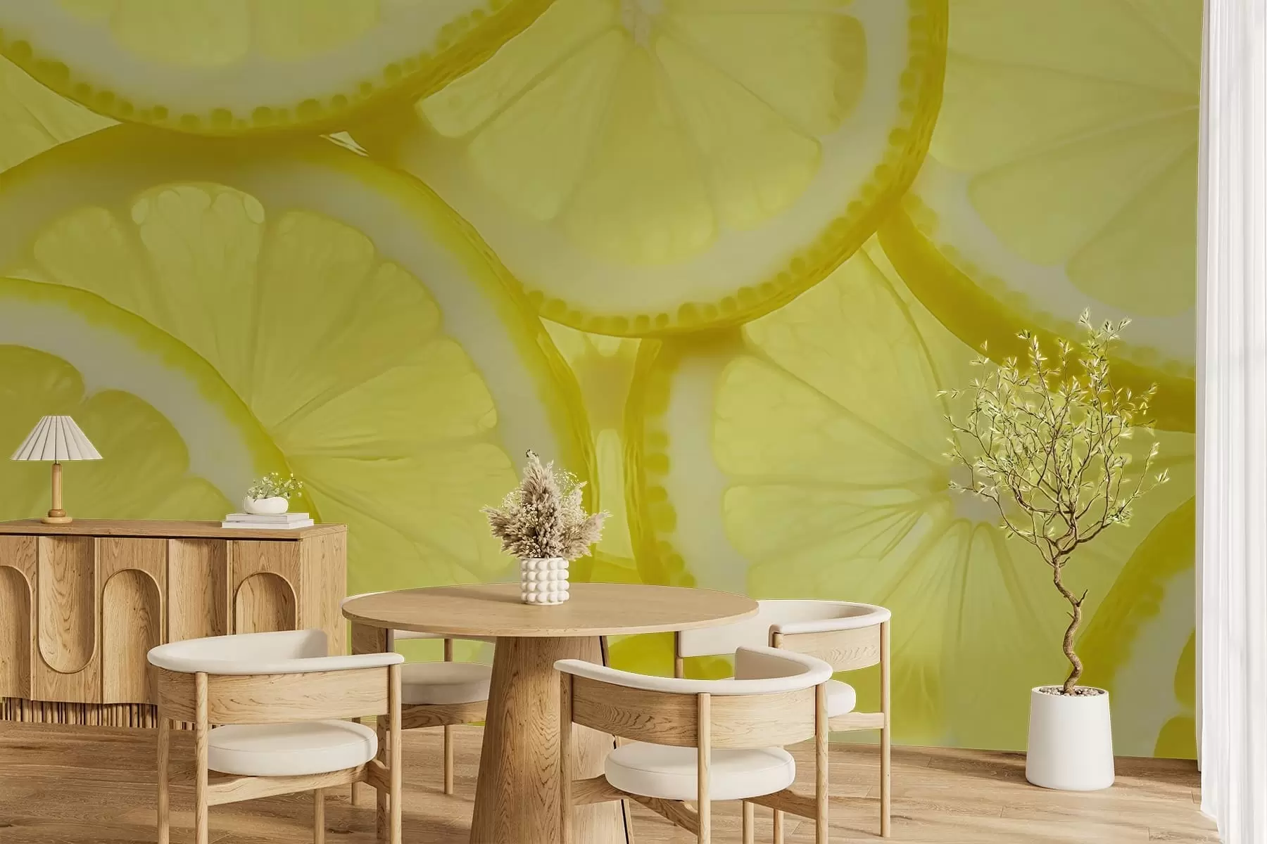 fotószőnyeg Citromszelet textúra w05351