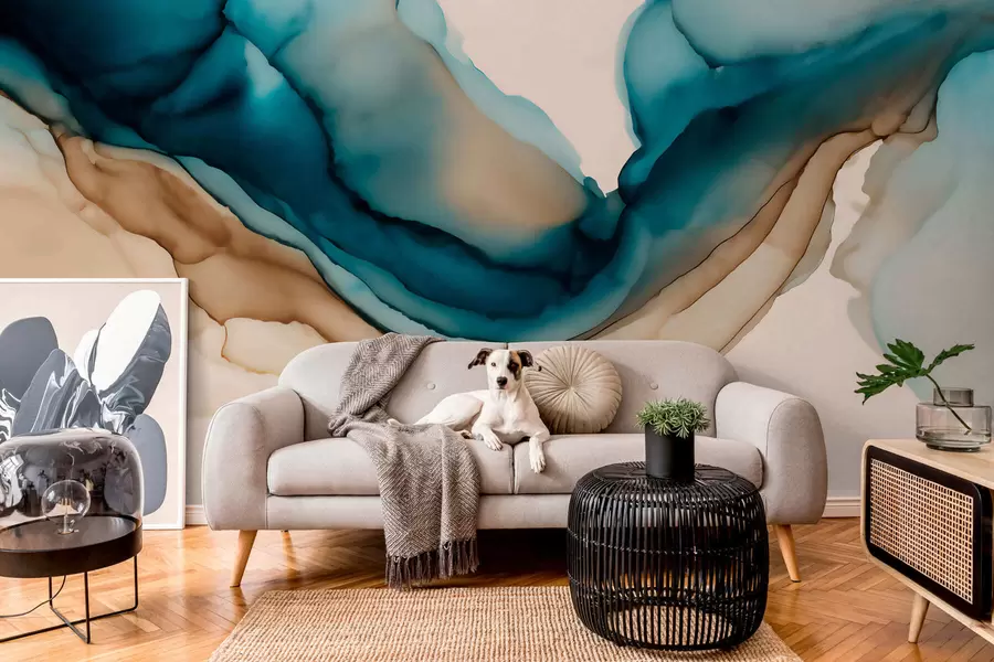 fotószőnyeg absztrakt textúra alkoholos tinta stílusban w05238