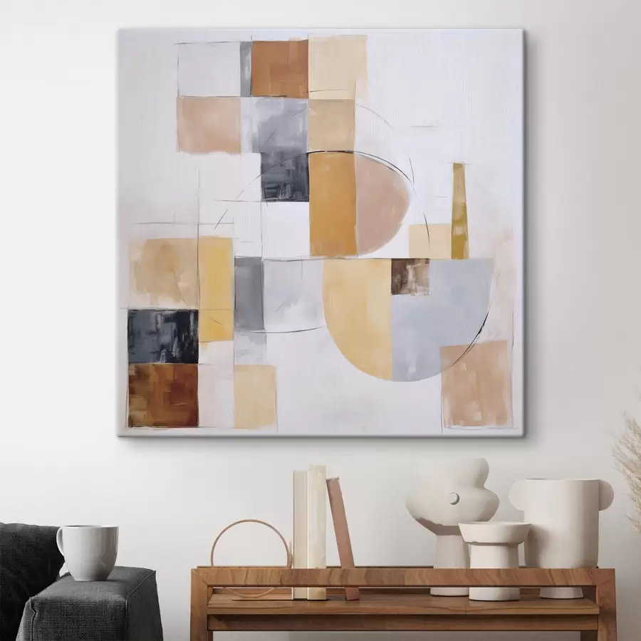 fotótapéta Egy kopott festmény absztrakt utánzata s48417