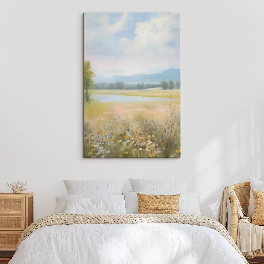 fotótapéta Mezei táj utánzata festészet s48419