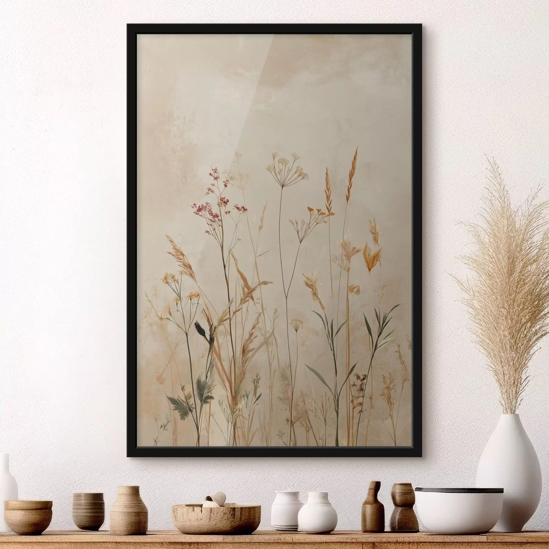 fotószőnyeg Könnyű virágszárak f48441