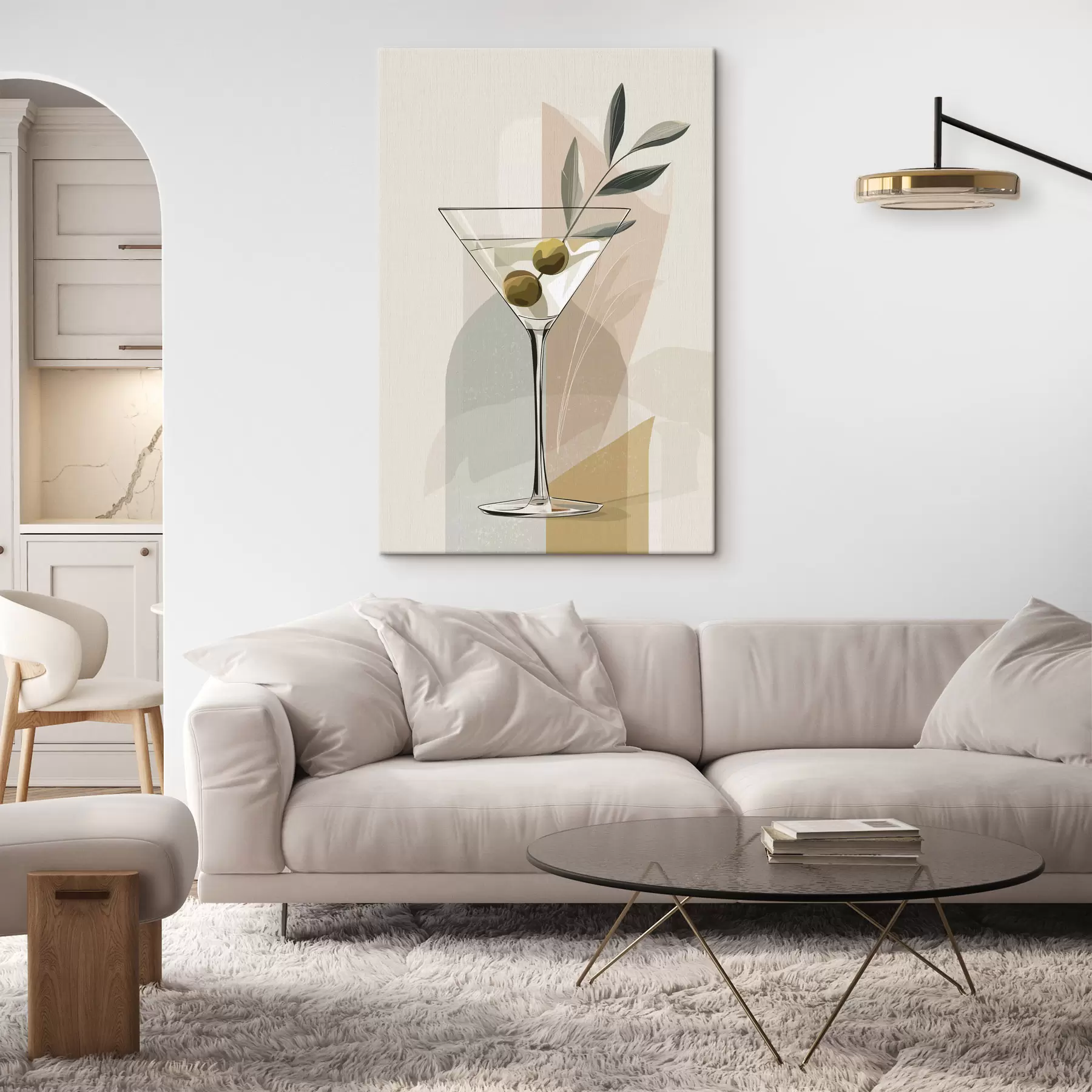 fotótapéta Minimalista váza ágakkal s48437
