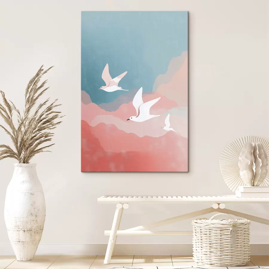 fotótapéta Repülő madarak jelenete s48454