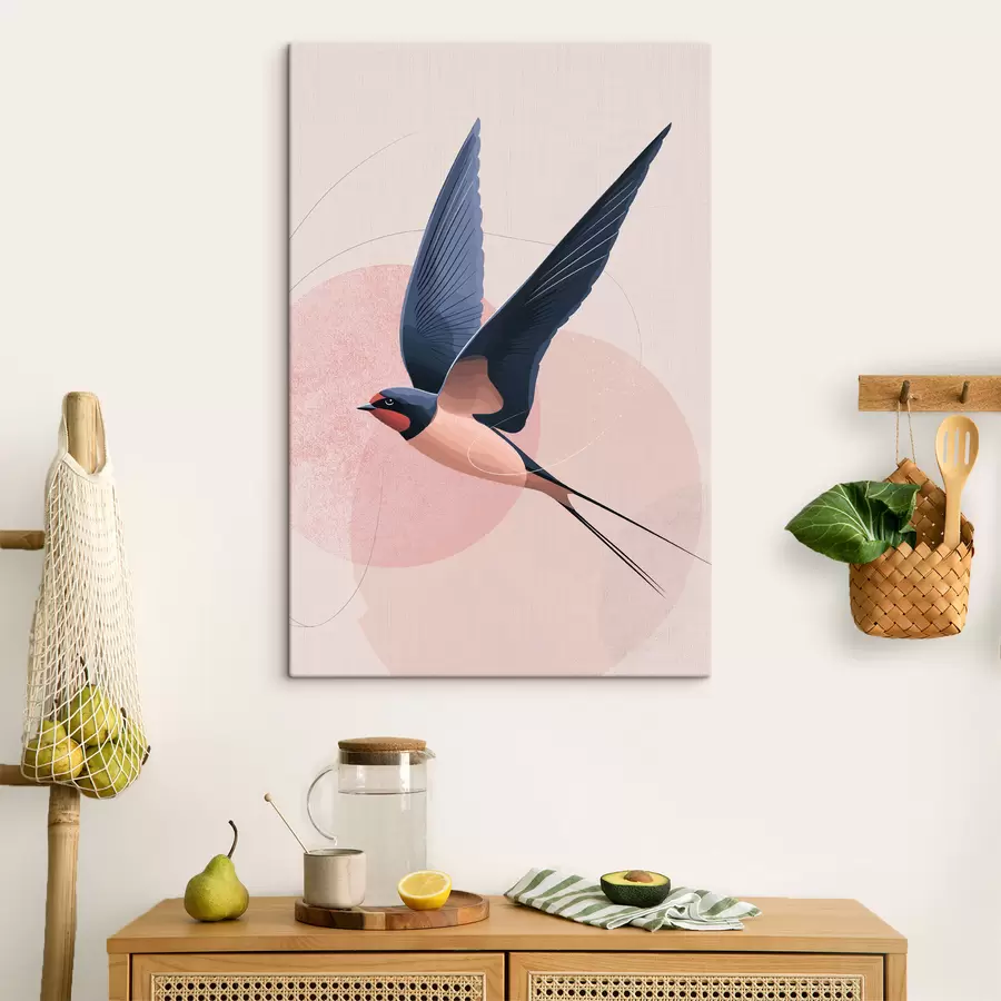 fotótapéta Repülő madár sziluettje s48456