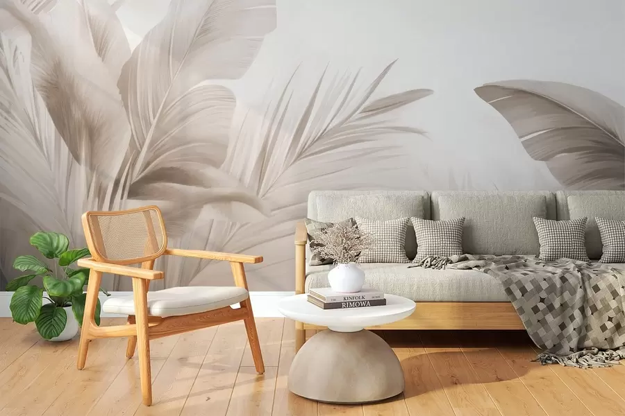 fotószőnyeg Banánlevelek, hosszú levelek w05377