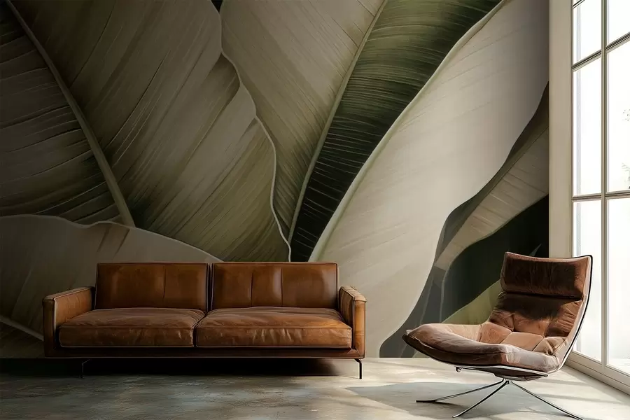 fotószőnyeg Banánlevelek, hosszú levelek w05403