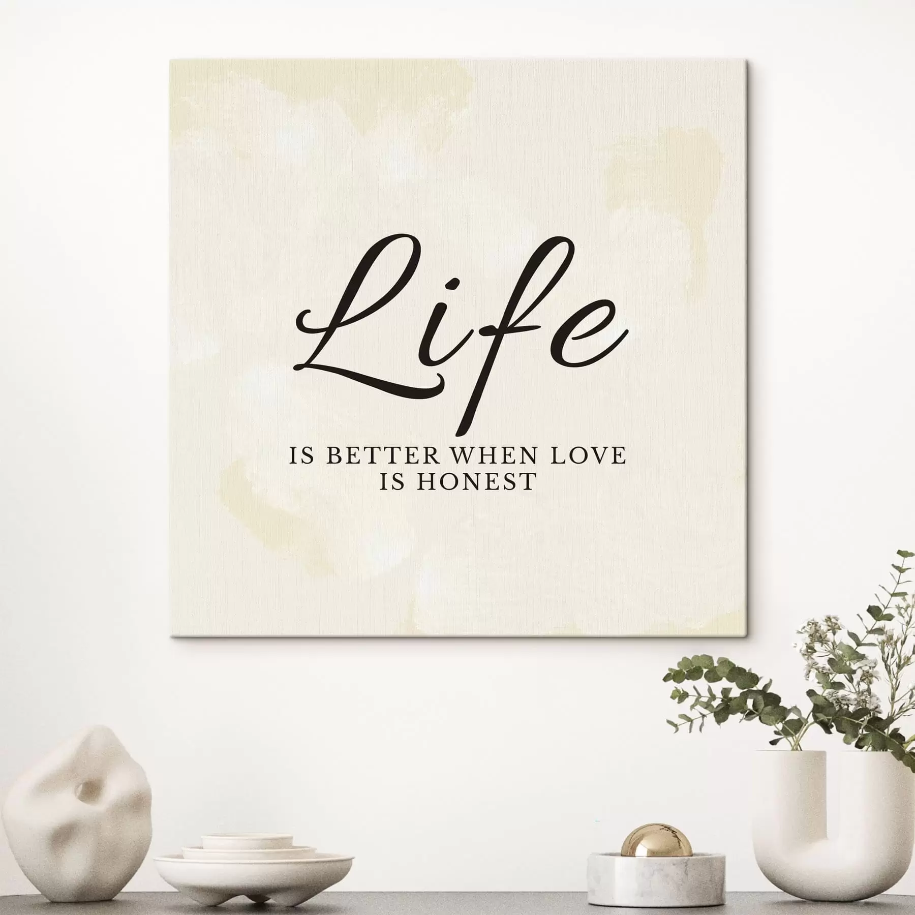 fotószőnyeg Szöveg világos, texturált háttér előtt s48029