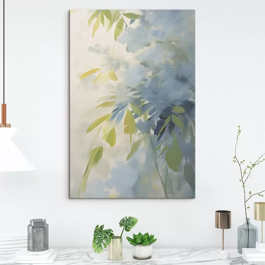 fotótapéta Növényi absztrakció – a festészet utánzása s48499