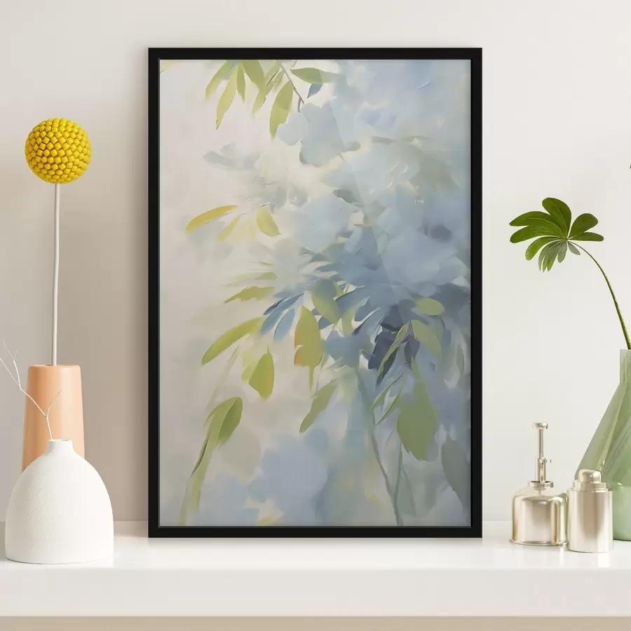 fotószőnyeg Növényi absztrakció – a festészet utánzása f48499