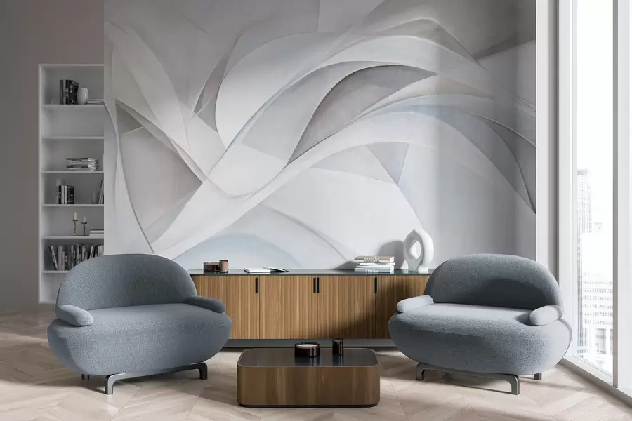 fotószőnyeg Absztrakt, áramló formák, texturált modern művészet w09766v1