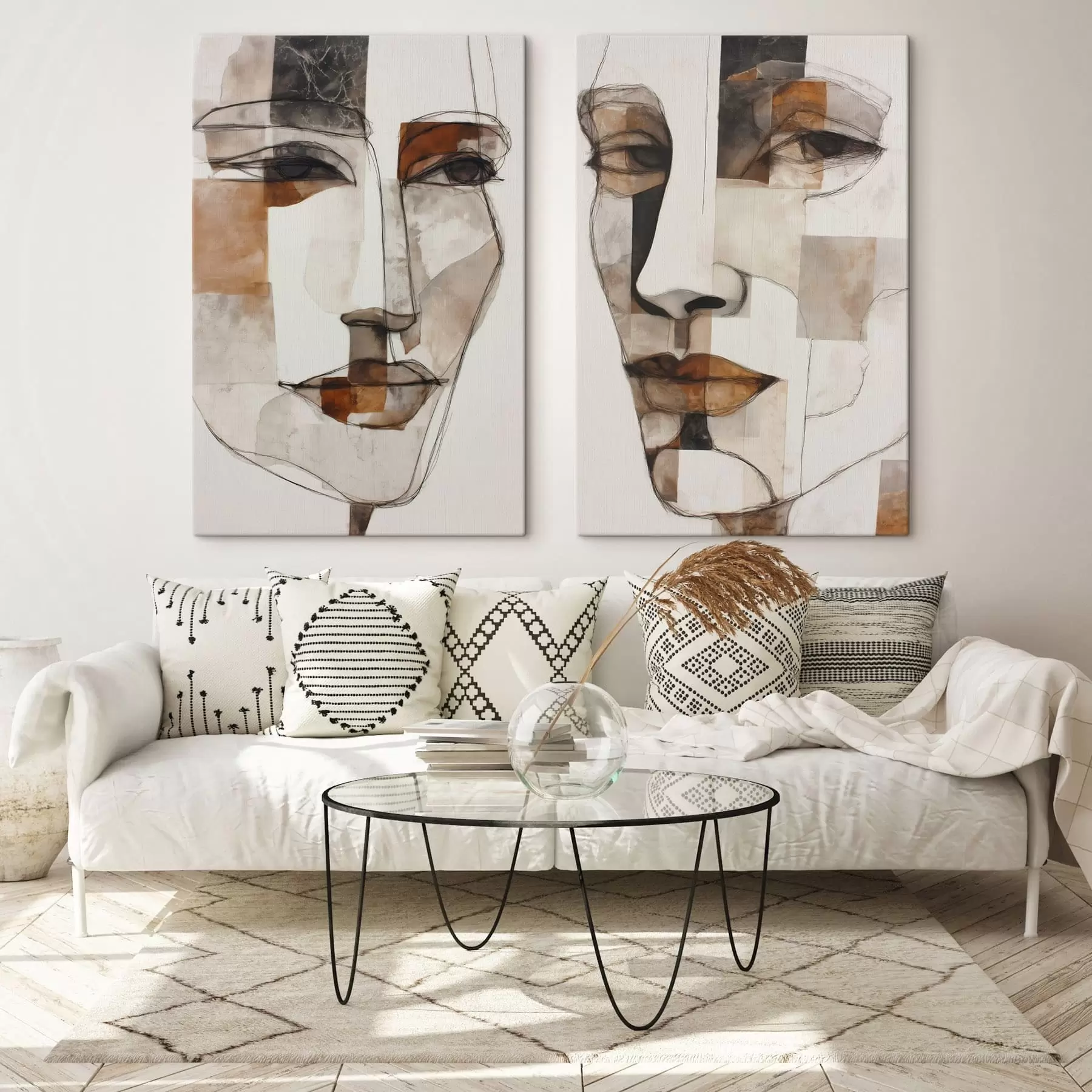 fotótapéta Absztrakt arcok m30155