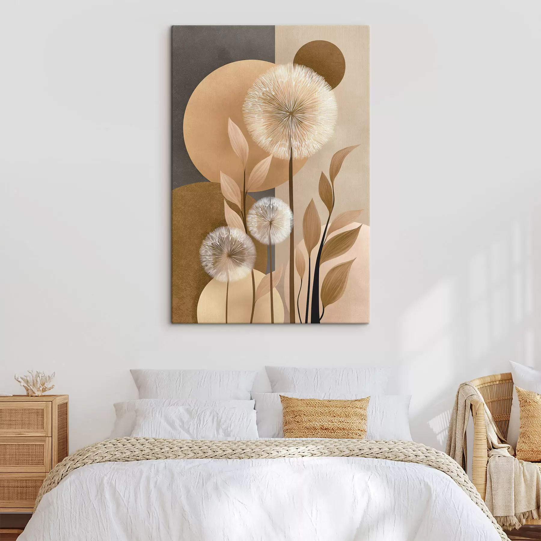 fotótapéta Absztrakció pitypangokkal s48283