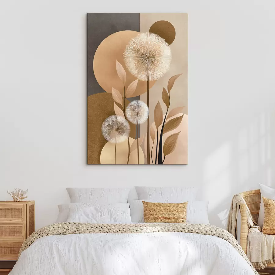 fotótapéta Absztrakció pitypangokkal s48283