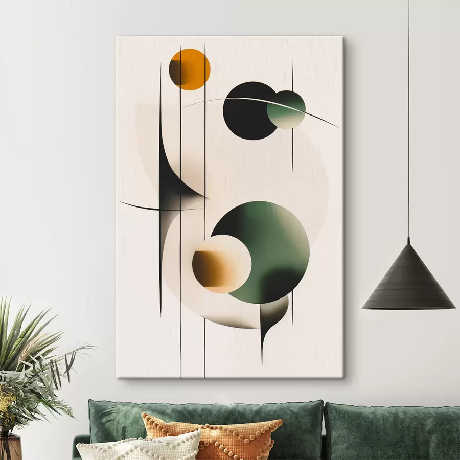 fotótapéta Absztrakció körökkel s48285