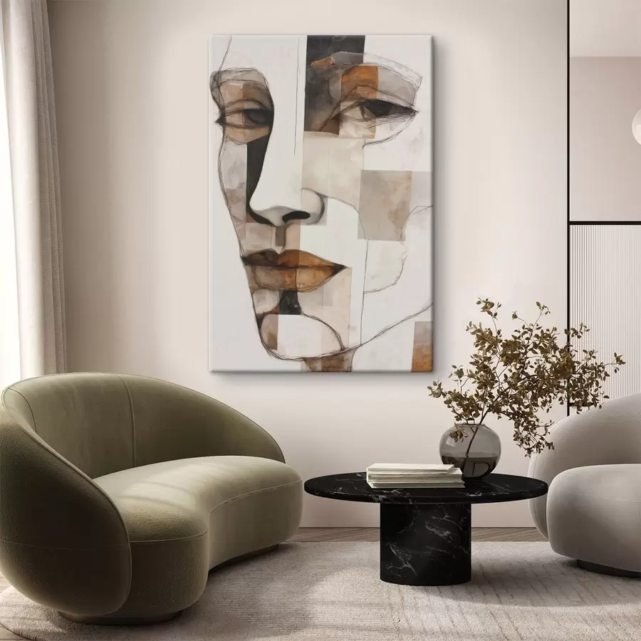 fotótapéta Absztrakt arc s48515