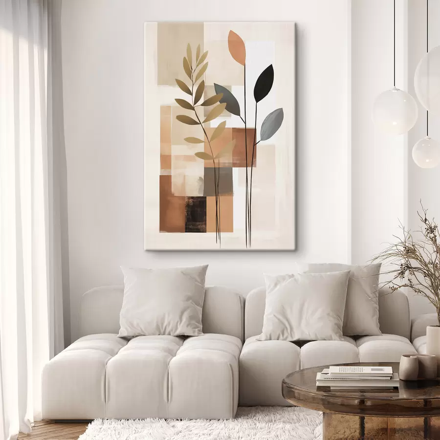 fotótapéta Absztrakt botanikai kompozíció s48516