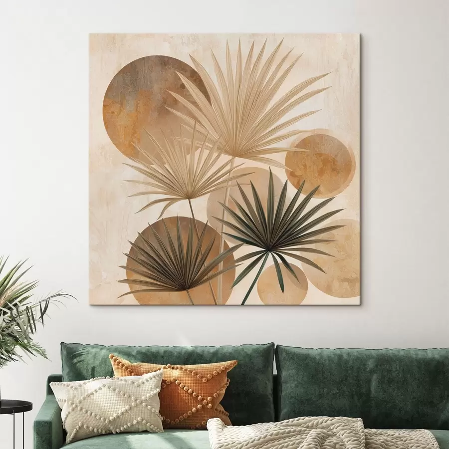 fotótapéta Absztrakt pálmalevelek s48518