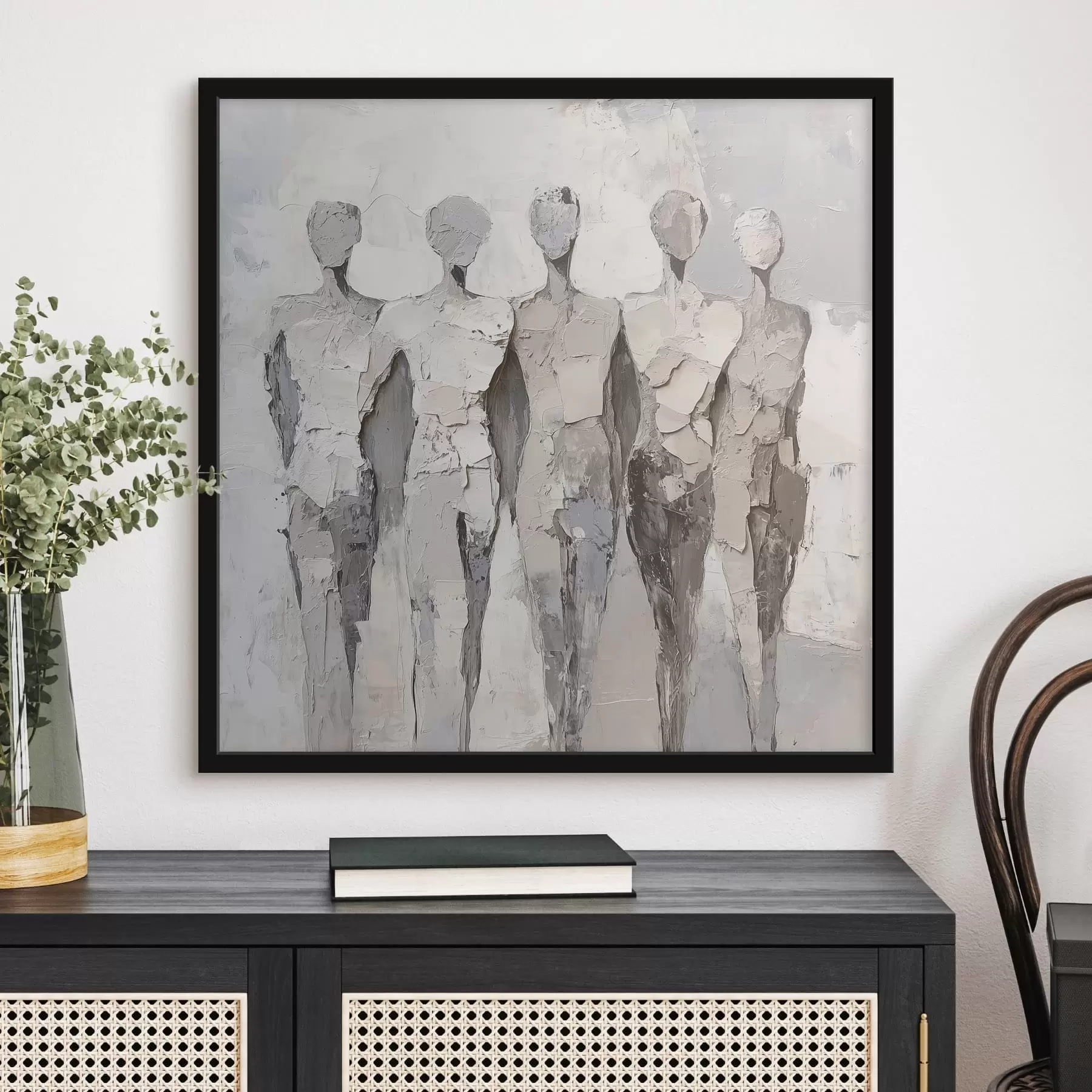 fotószőnyeg Modern absztrakt sziluettek f48286