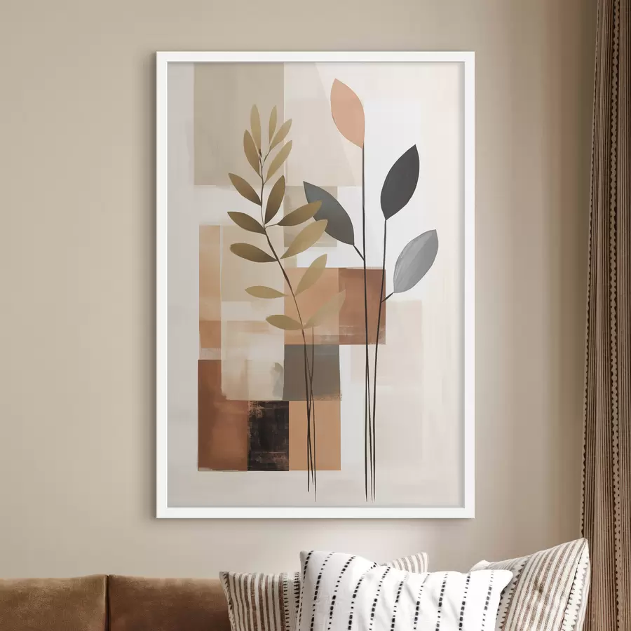 fotószőnyeg Absztrakt botanikai kompozíció f48516