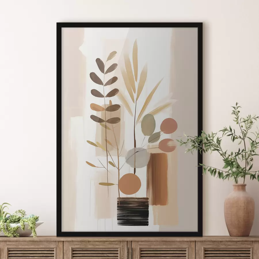 fotószőnyeg Absztrakt botanikai kompozíció f48517