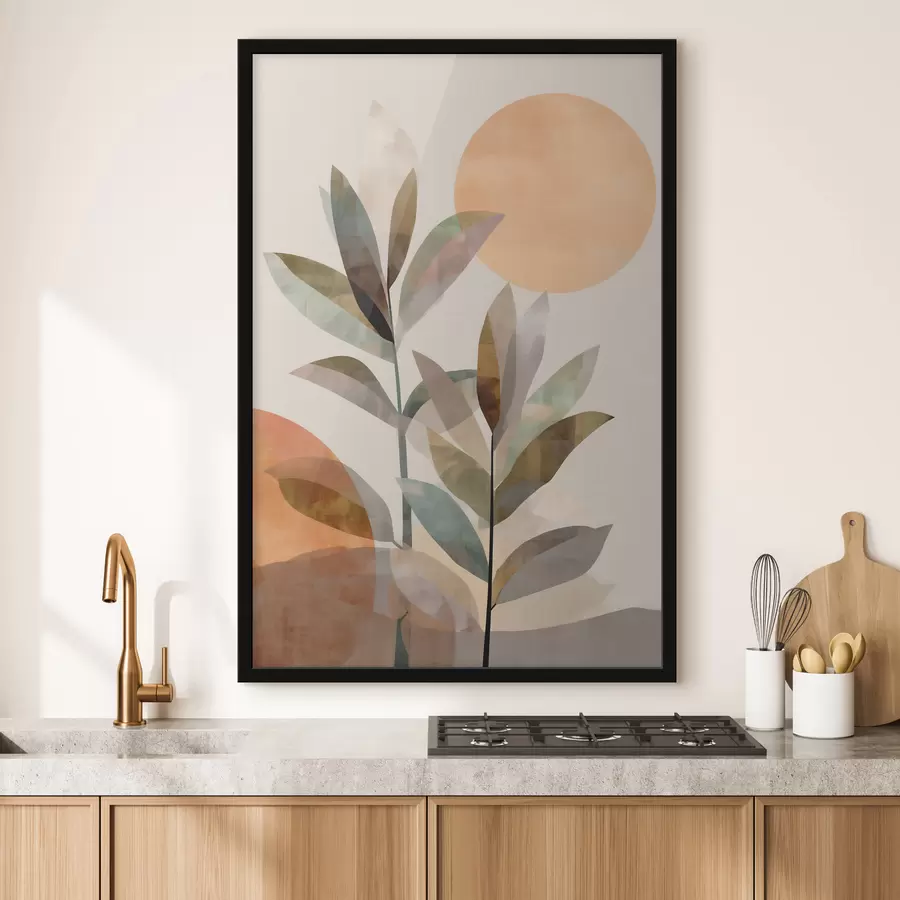 fotószőnyeg Absztrakt növényi levelek f48519