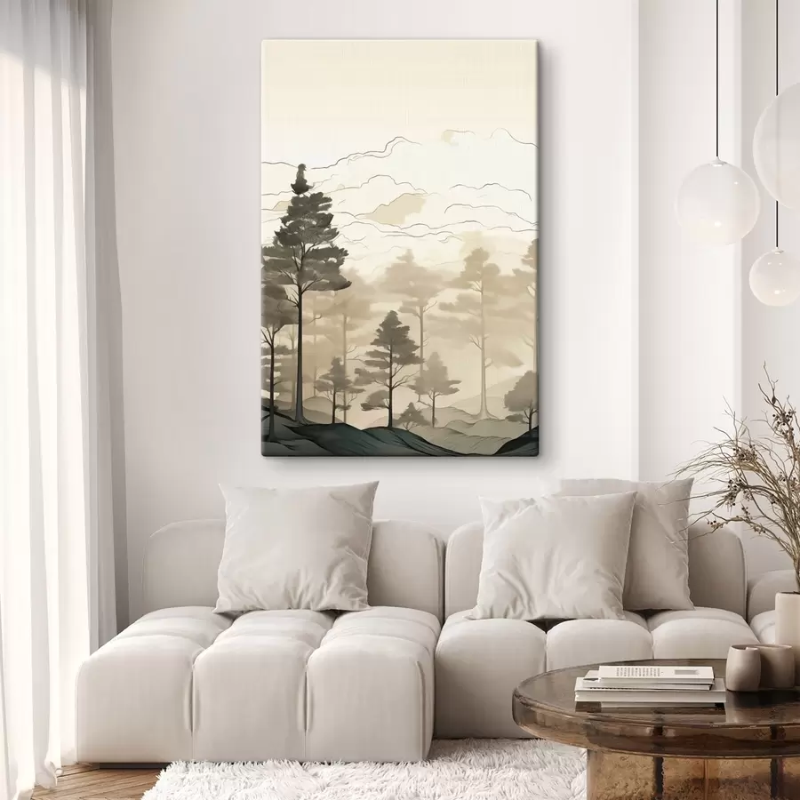 fotótapéta A hegyi köd rétegei s48540