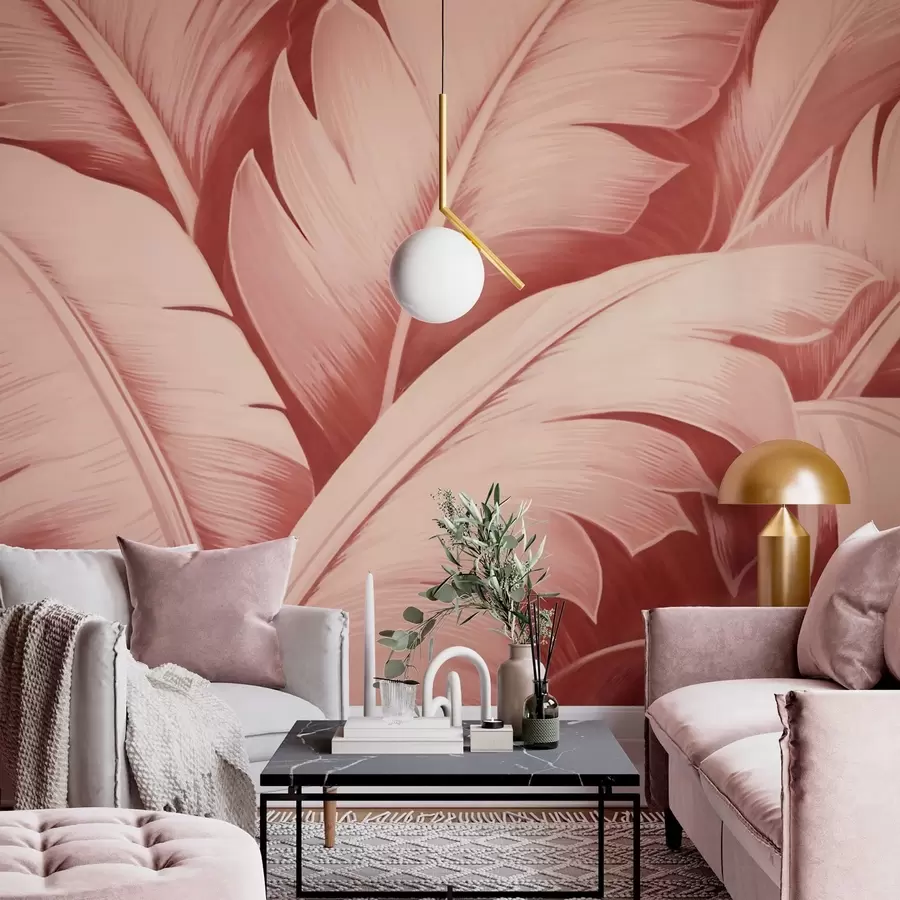 fotószőnyeg Nagy banánlevelek w04991v1