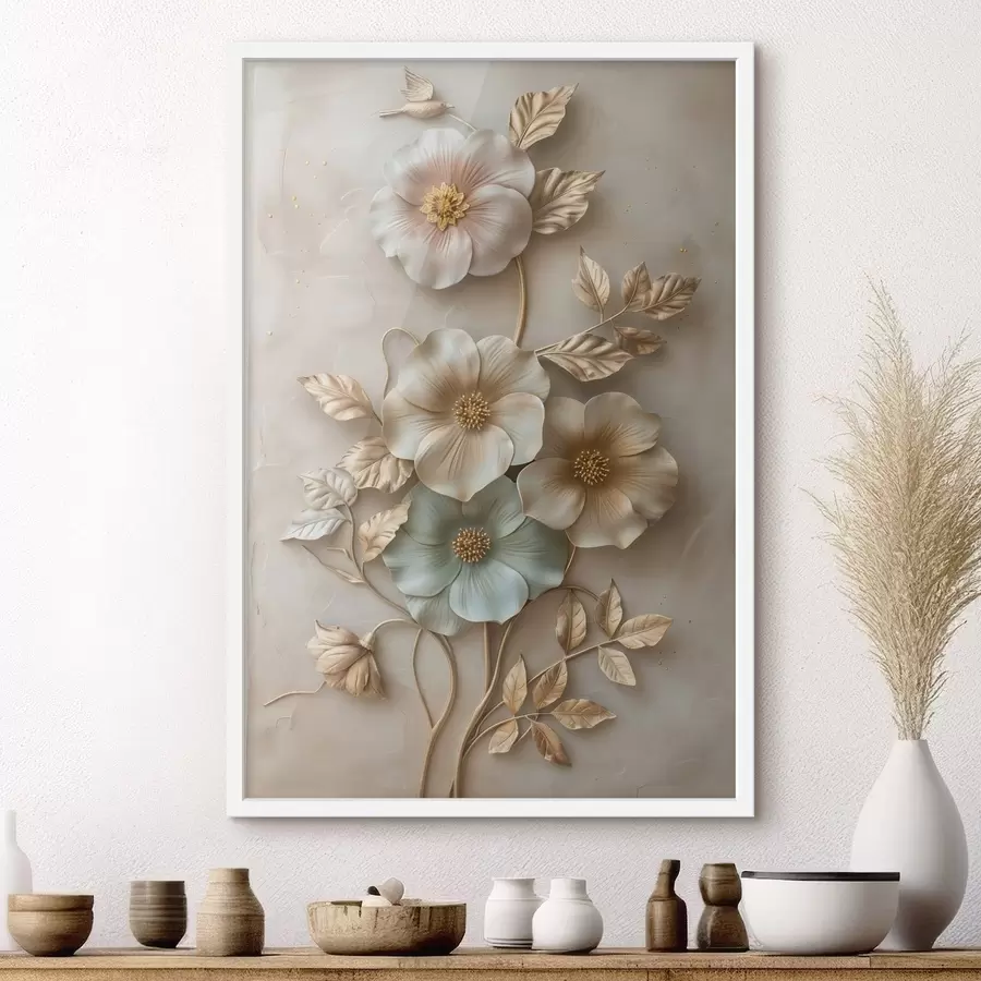 fotószőnyeg egy női arc profilból, absztrakt ábrázolásban f48528