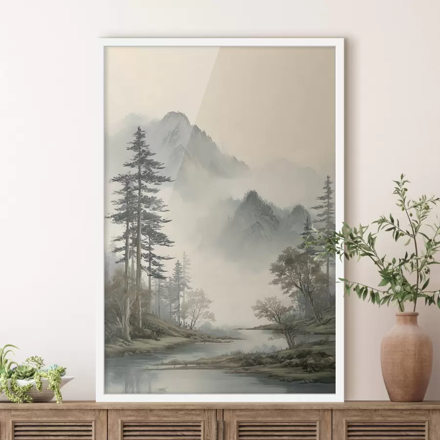 fotószőnyeg egy nőstény oroszlán akvarell stílusban f48531