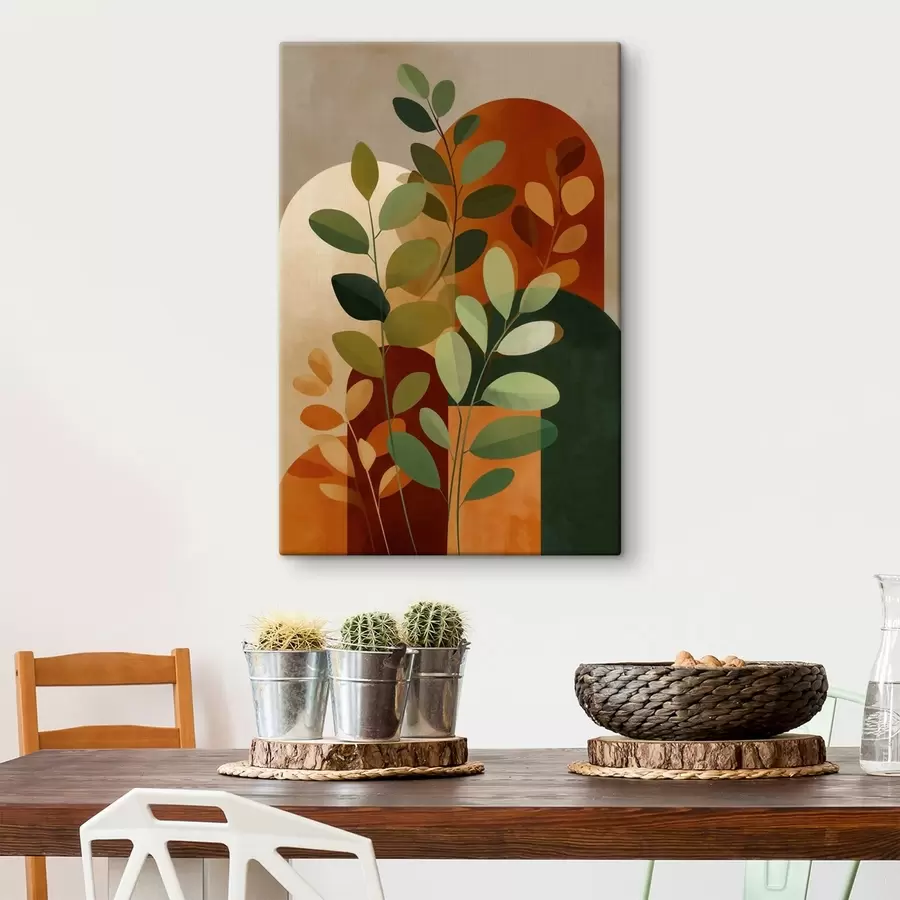 fotótapéta Absztrakt növényi levelek s48560