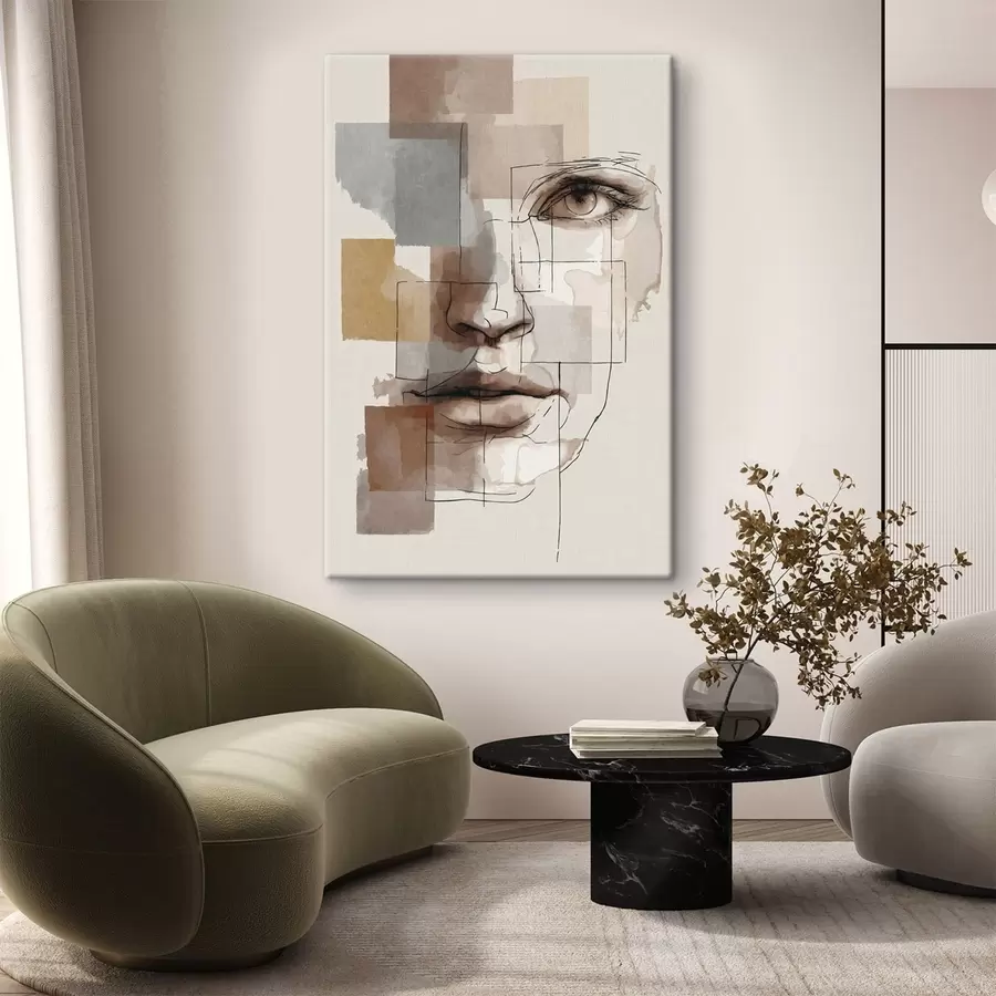 fotótapéta Absztrakt arc s48561