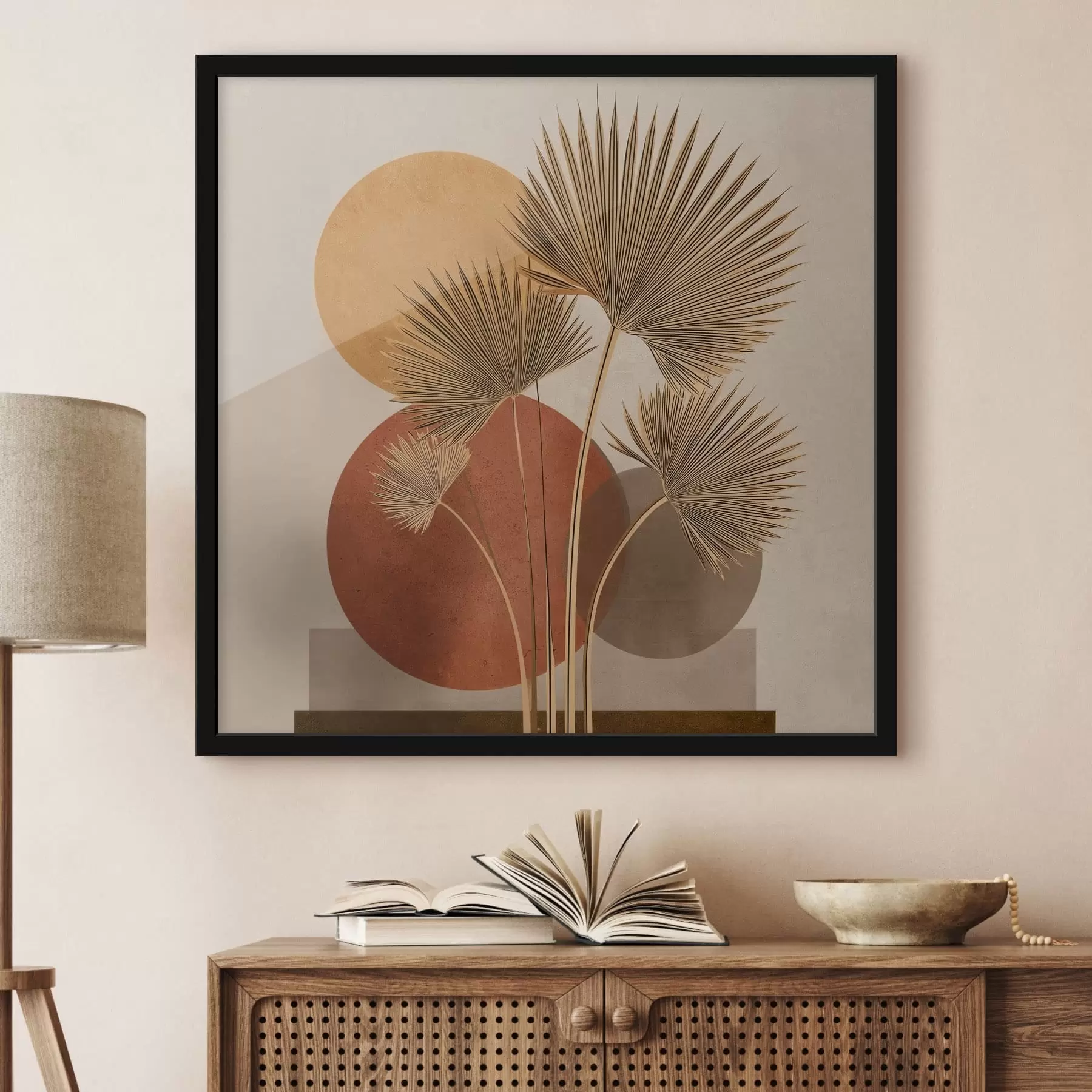 fotószőnyeg Absztrakt pálmalevelek f48558