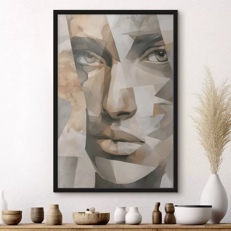 fotószőnyeg Absztrakt arc f48562