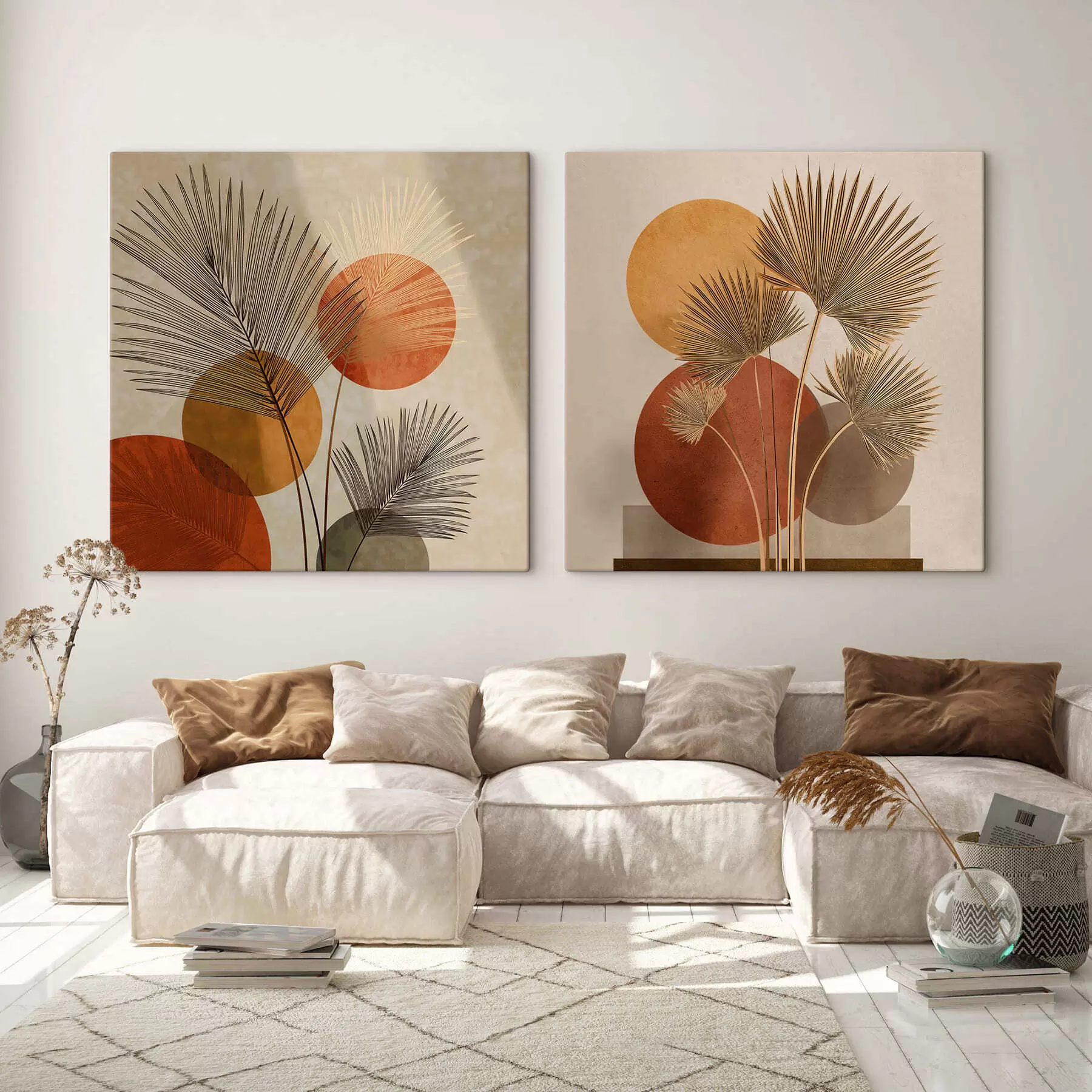 fotótapéta Absztrakt pálmalevelek m30265