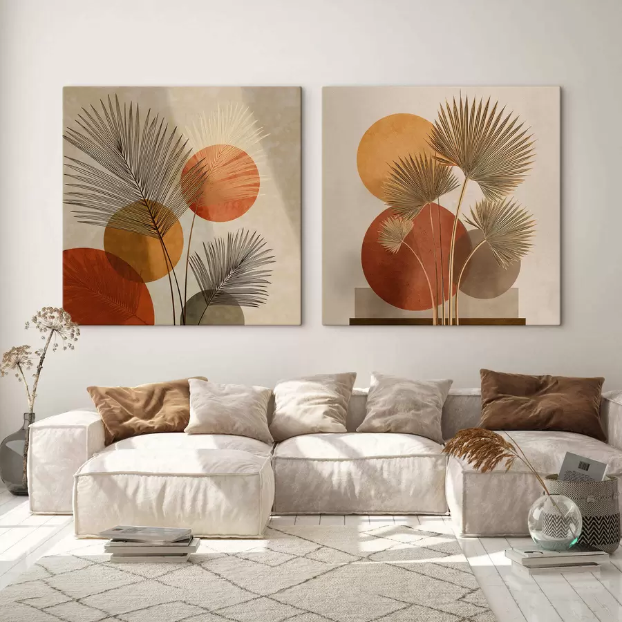 fotótapéta Absztrakt pálmalevelek m30265