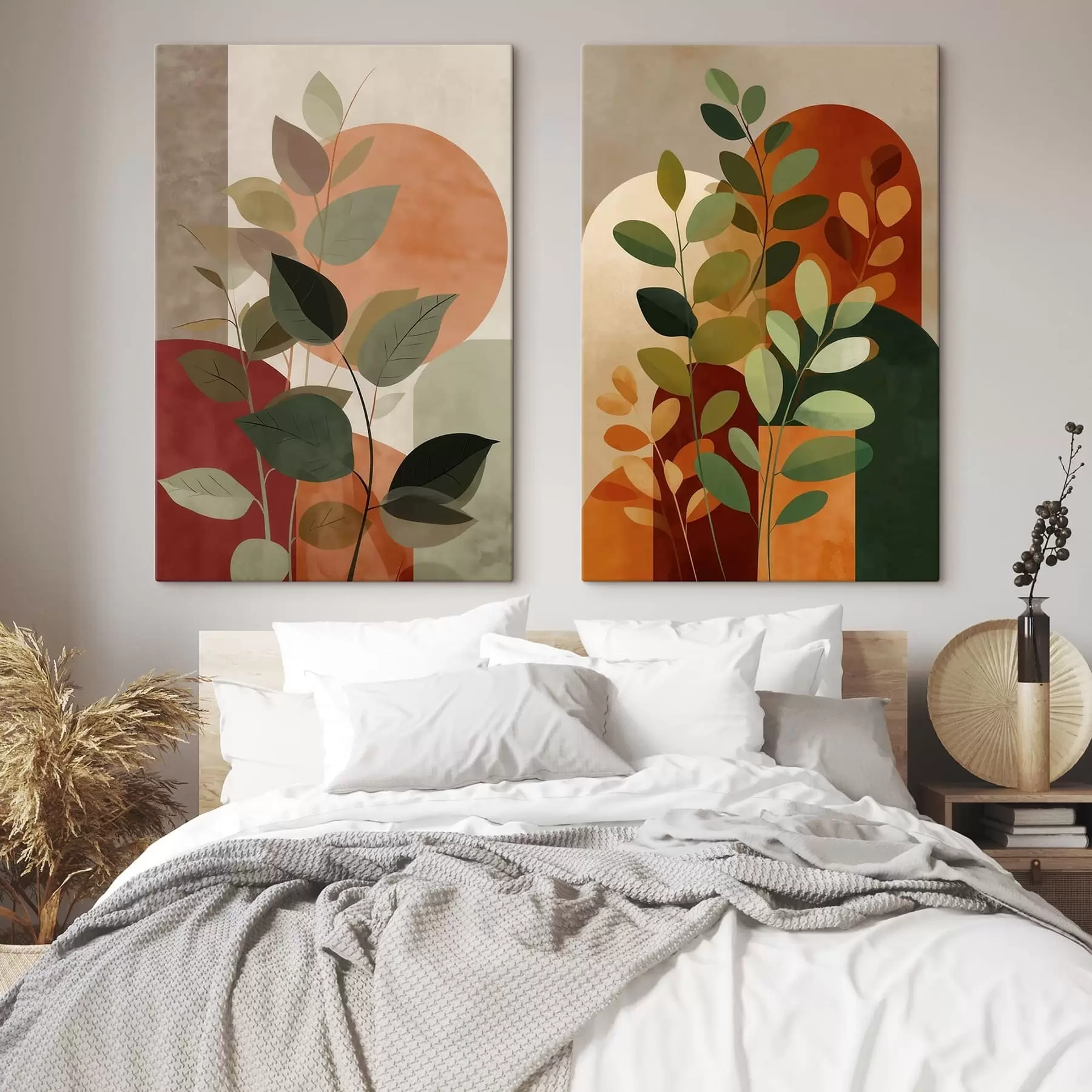 fotótapéta Absztrakt növényi levelek m30266